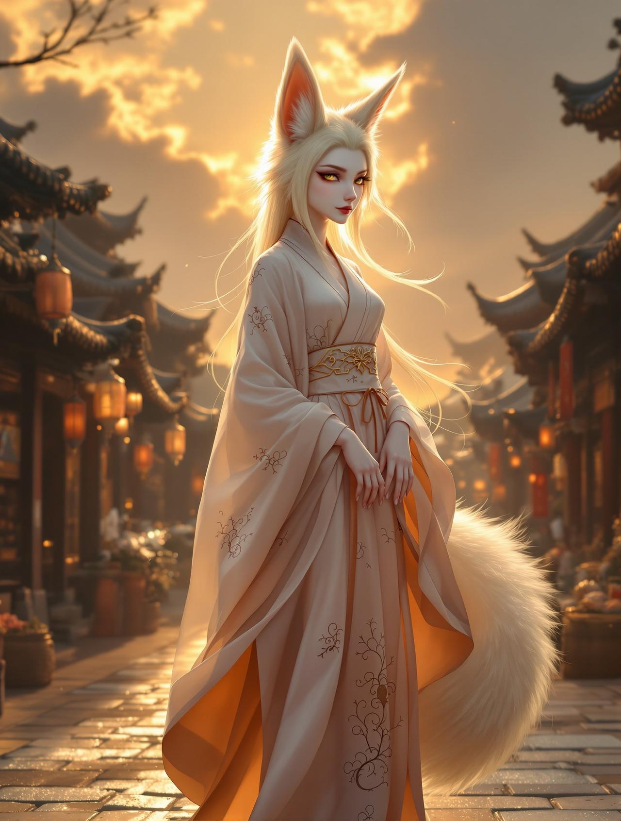 韩漫剧场 - 狐仙人间行，东方奇幻，修炼千年的白狐化作人形来到人间，在凡尘俗世中体验人间百态，啼笑皆非中感悟真情可贵。