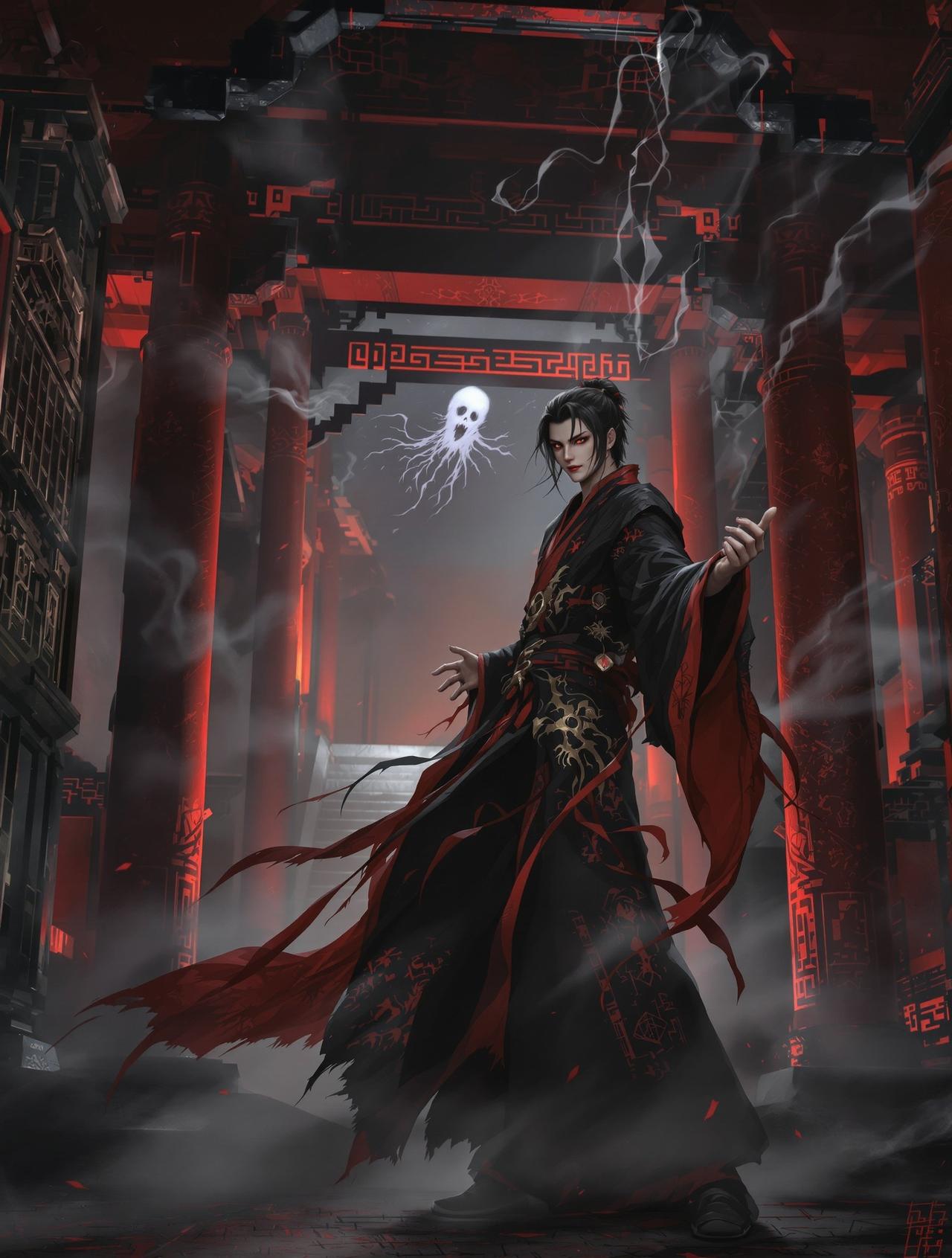 韩漫剧场 - 镇魂师传奇，东方奇幻题材短剧，千年古镇突发诡异事件，少年镇魂师携祖传法器降妖除魔。鬼魅横行的人间，谁才是真正的守护者？